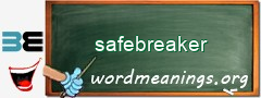 WordMeaning blackboard for safebreaker